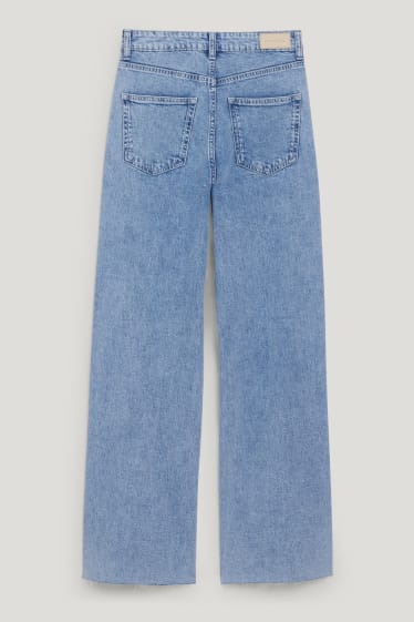 Clockhouse Girls - CLOCKHOUSE - Wide Leg Jeans - High Waist - jeans-hellblau