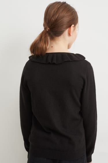 Kids Girls - Sweter - czarny