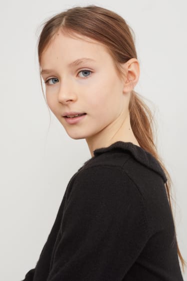 Kids Girls - Sweter - czarny