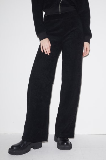 Clockhouse femme - CLOCKHOUSE - pantalon de jogging en éponge - noir