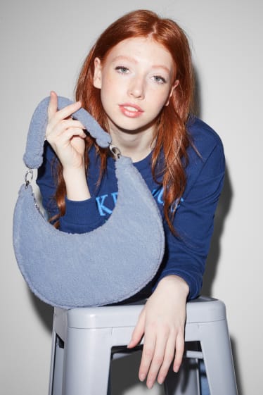 Clockhouse Girls - CLOCKHOUSE - Teddy-Tasche - hellblau