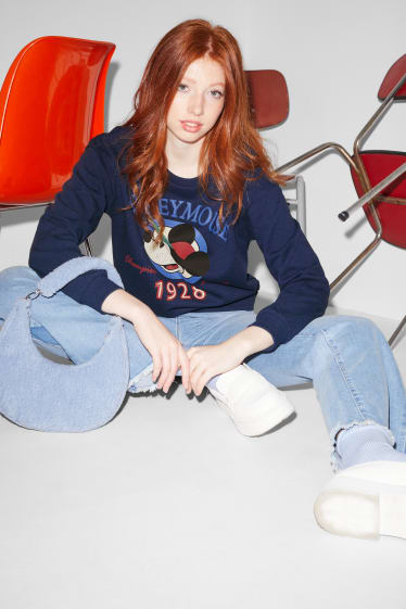 Online exclusive - CLOCKHOUSE - sweatshirt - Mickey Mouse - dark blue
