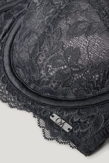 Femmes - Soutien-gorge avec armatures - gris foncé
