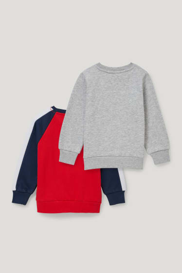Toddler Boys - Multipack 2 buc. - Patrula cățelușilor - bluză de molton - gri deschis melanj