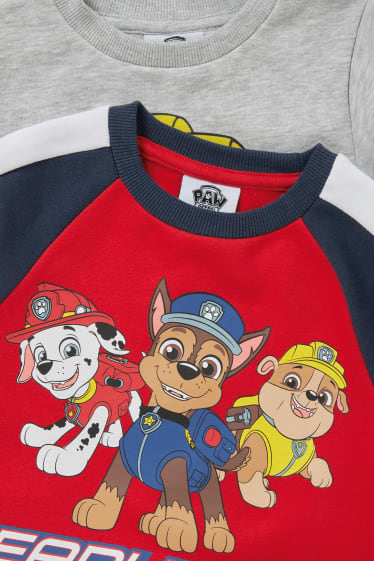 Toddler Boys - Multipack 2 buc. - Patrula cățelușilor - bluză de molton - gri deschis melanj