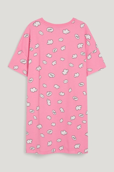 Exklusiv Online - CLOCKHOUSE - Bigshirt - gemustert - pink