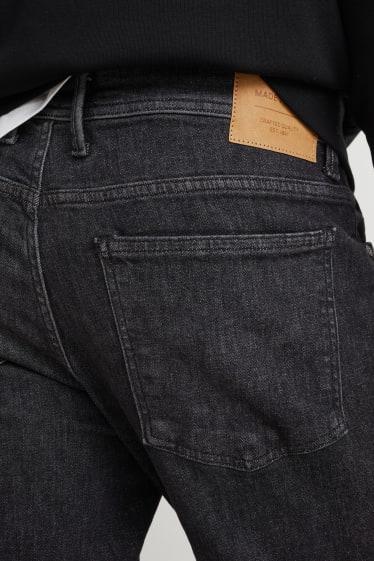 Uomo - Tapered jeans con fibre di canapa - LYCRA® - nero