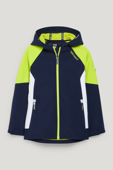 Nen petit - Jaqueta softshell amb caputxa - blau fosc