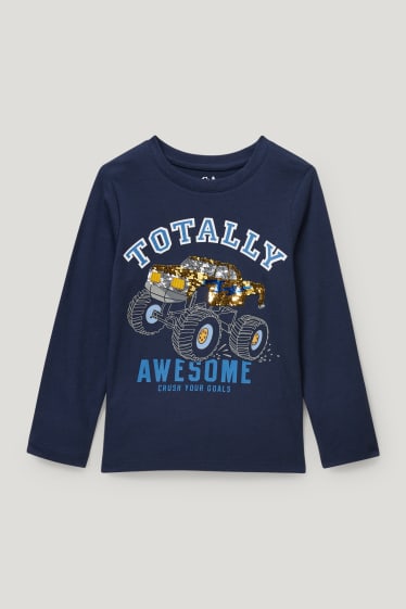 Toddler Boys - Long sleeve top - shiny - dark blue