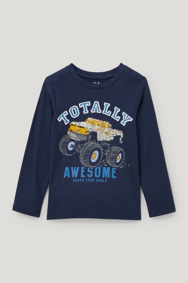 Toddler Boys - Long sleeve top - shiny - dark blue