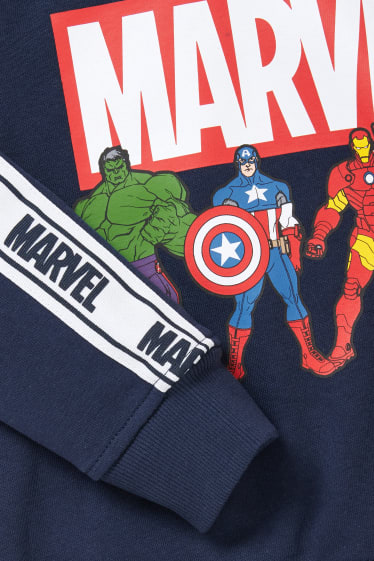 Batolata chlapci - Marvel - mikina s kapucí - tmavomodrá