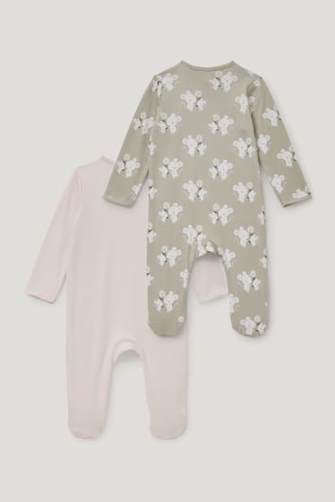 Baby Girls - Confezione da 2 - pigiama neonati - rosa