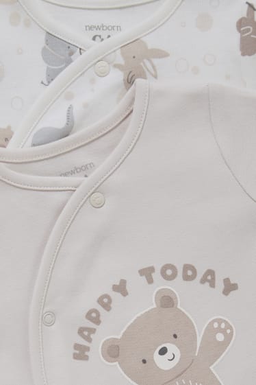 Bebés niñas - Pack de 2 - pijamas para bebé - blanco