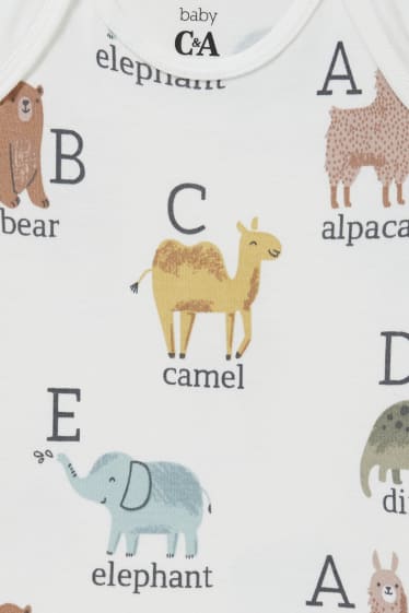 Bebés niños - Pack de 3 - bodies para bebé - blanco / gris