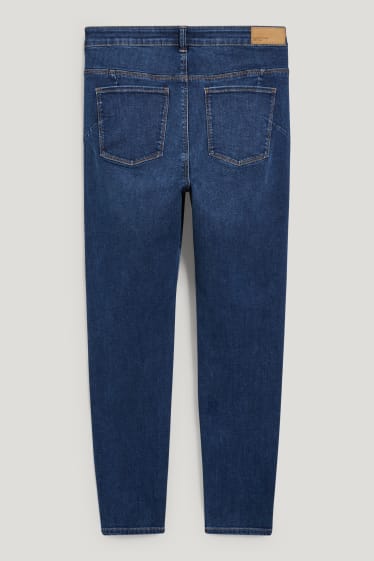 Donna - Skinny jeans - vita media - LYCRA® - da materiali riciclati - jeans blu