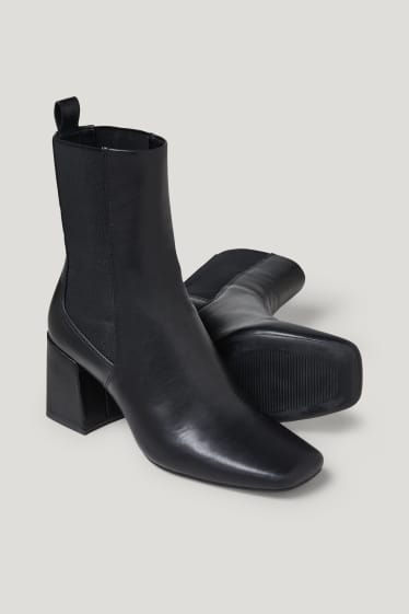 Donna - Stivaletti - similpelle - nero