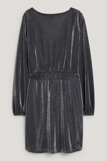 Dona XL - CLOCKHOUSE - vestit - brillant - negre