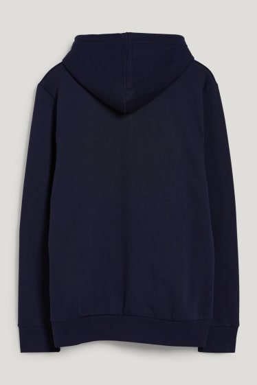 Hommes - Sweat à capuche - bleu foncé