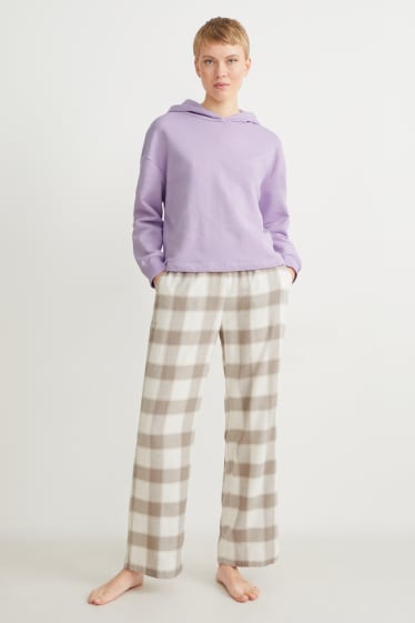 Damen - Hoodie - hellviolett