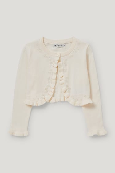 Toddler Girls - Cardigan - bianco crema