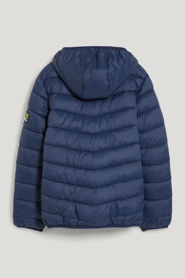 Kids Boys - Steppjacke mit Kapuze - dunkelblau