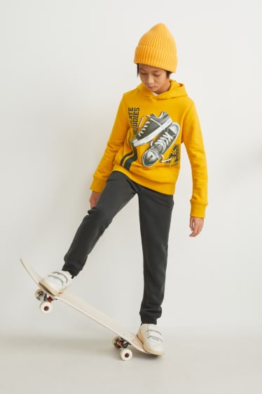 Bambini: - Felpa con cappuccio - arancio chiaro