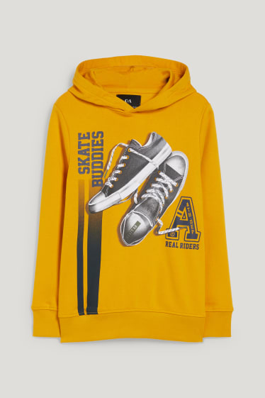 Bambini: - Felpa con cappuccio - arancio chiaro