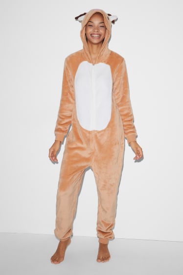 Clockhouse Girls - CLOCKHOUSE - kerst-onesie - lichtbruin