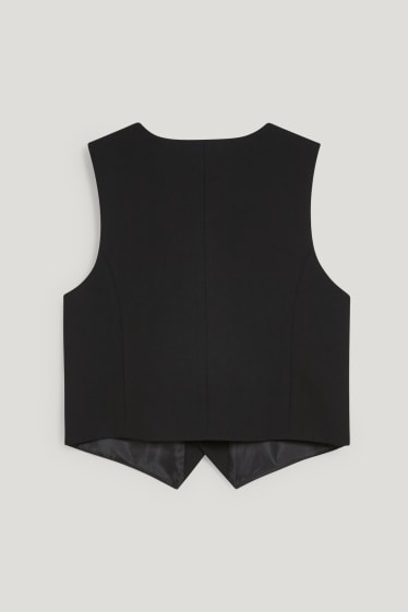 Bambini: - Gilet coordinabile - stretch - LYCRA® - nero