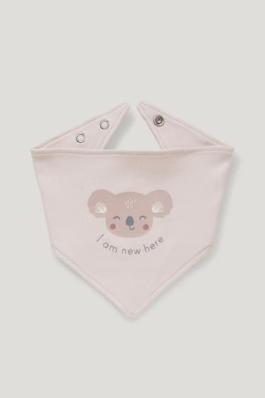 Baby Girls - Zestaw dla noworodka - 3 części - biały / jasnoróżowy