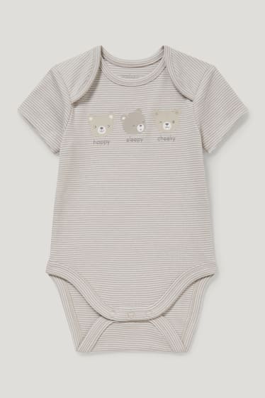 Baby Girls - Set per neonati - 3 pezzi - bianco / beige