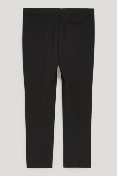 Chlapecké - Rozšířené velikosti - oblekové kalhoty - stretch - LYCRA® - černá