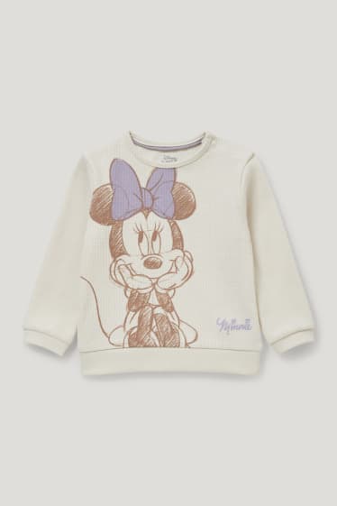 Nadó nena - Minnie Mouse - dessuadora per a nadó - beix