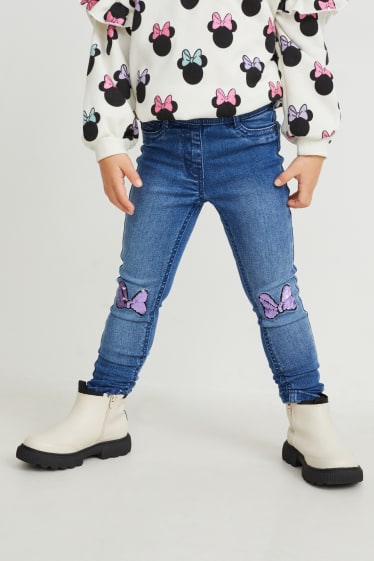 Toddler Girls - Minnie Mouse - jegging jeans - denim-light blue