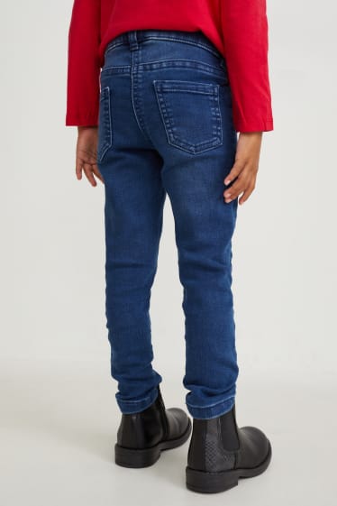 Filles - Lot de 2 - jegging jean - jean bleu