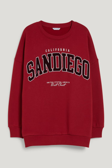 Clockhouse Girls - CLOCKHOUSE - Sweatshirt - dunkelrot