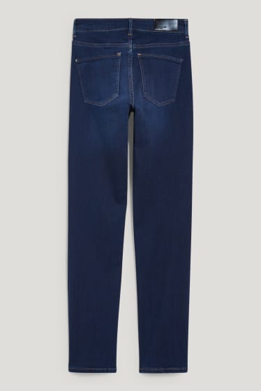 Dámské - Straight jeans - mid waist - LYCRA® - džíny - modré