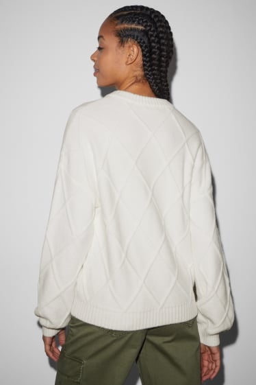 Clockhouse Girls - CLOCKHOUSE - maglione - bianco neve