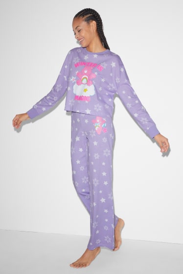 Clockhouse femme - CLOCKHOUSE - haut de pyjama - Bisounours - lilas