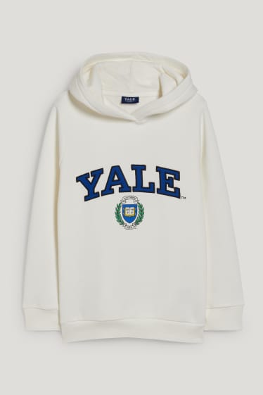 Filles - Yale University - sweat à capuche - blanc