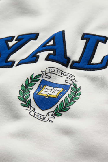Filles - Yale University - sweat à capuche - blanc
