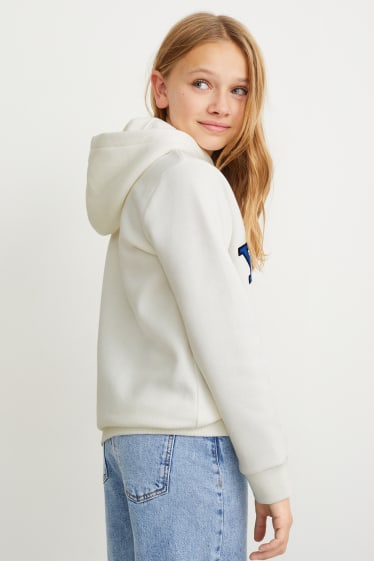 Filles - Yale University - sweat à capuche - blanc