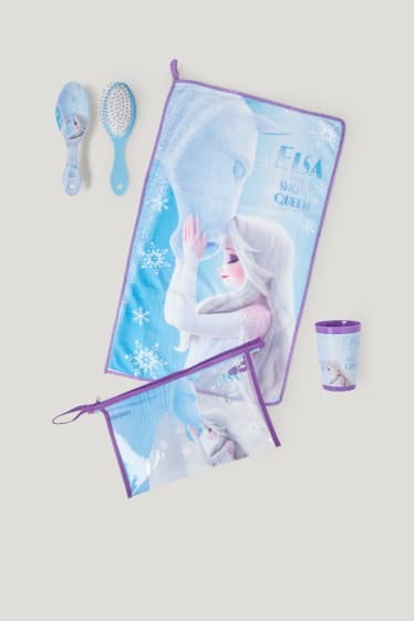 Kids Girls - Frozen - travel set - 4 piece - light blue