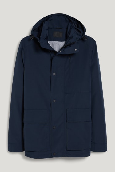 Hommes - Veste à capuche - bleu foncé