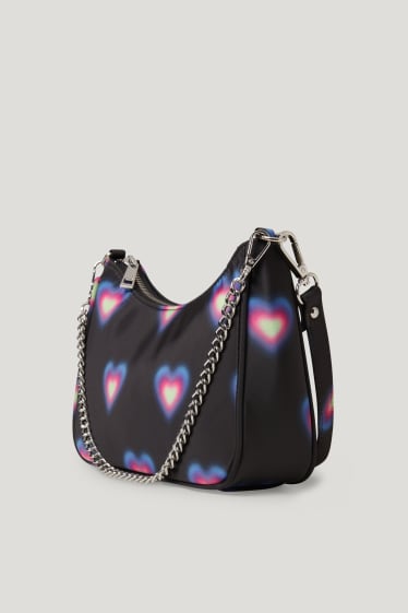 Clockhouse femme - CLOCKHOUSE - petit sac d’épaule - noir