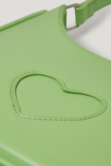 Clockhouse femme - CLOCKHOUSE - petit sac d’épaule - similicuir - vert clair