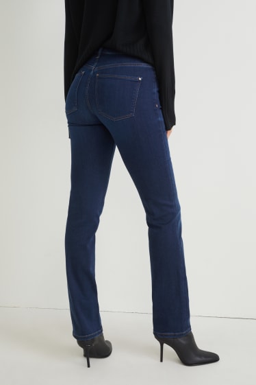 Dámské - Straight jeans - mid waist - LYCRA® - džíny - modré