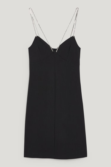 Clockhouse nena - CLOCKHOUSE - vestit cenyit - negre