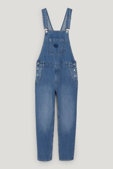 Clockhouse Girls - CLOCKHOUSE - tuinbroek van spijkerstof - relaxed fit - jeanslichtblauw