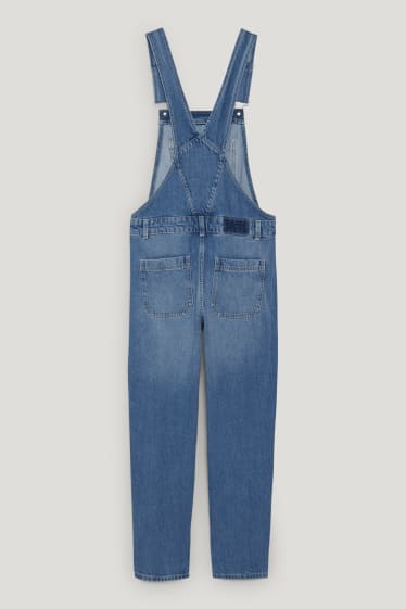 Clockhouse Girls - CLOCKHOUSE - tuinbroek van spijkerstof - relaxed fit - jeanslichtblauw